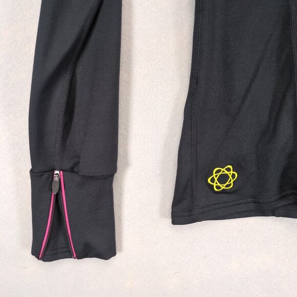 Zaggora Women's XL Athletic Performance Full Zip Jacket, Black Sports Training - Picture 4 of 6
